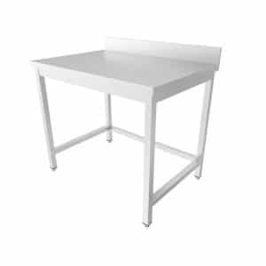 Art. 03135 werktafel rvs met spatrand